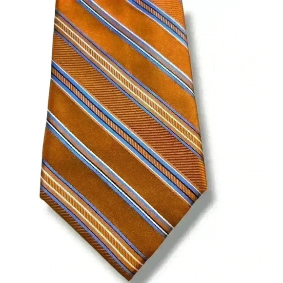 Joseph Abboud Men's Tie Stripes 100% Silk #111 - Picture 3 of 5